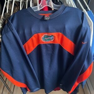 Nike Team Blue and Orange Florida gators vintage long sleeve Tee shirt